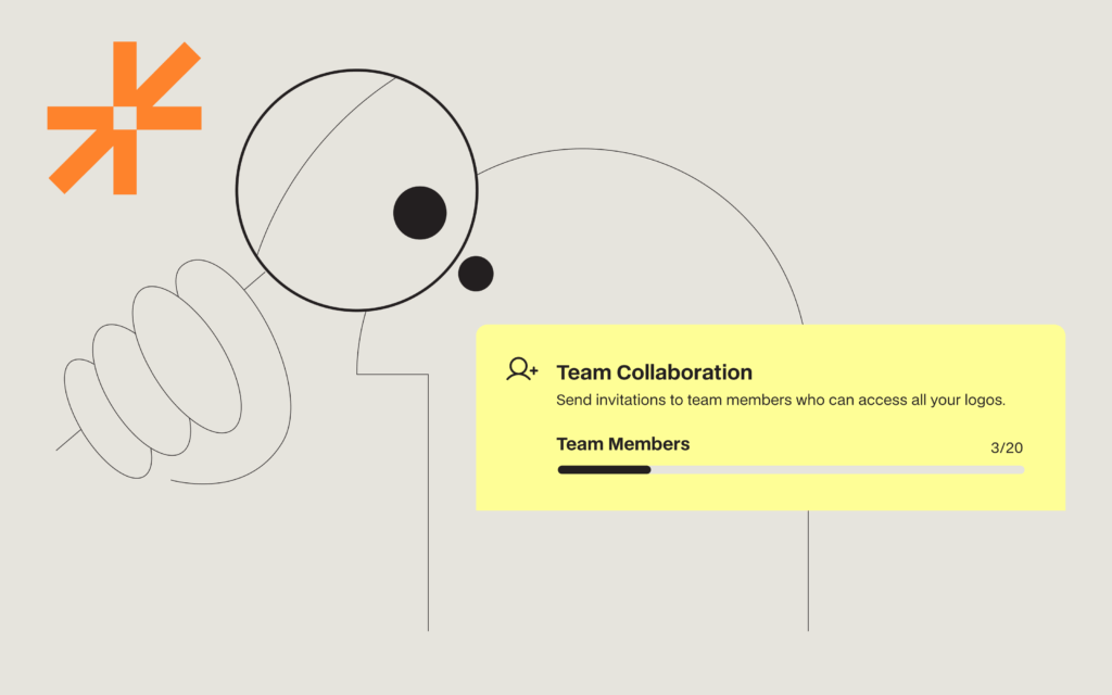 sinqlo team collaboration for logo share
