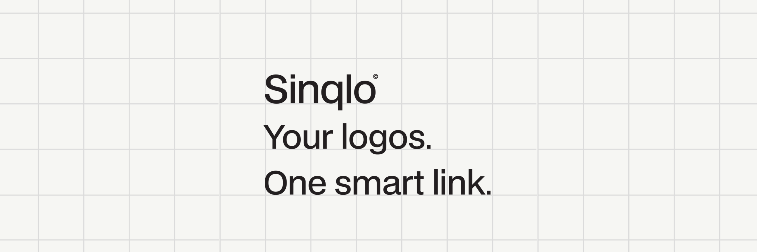 sinqlo your logos. one smart link.
