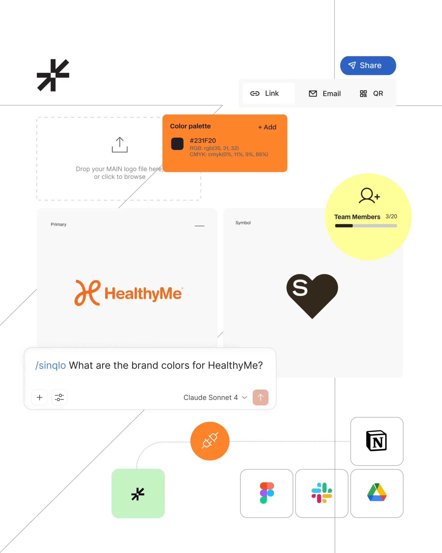send your logo package to your client